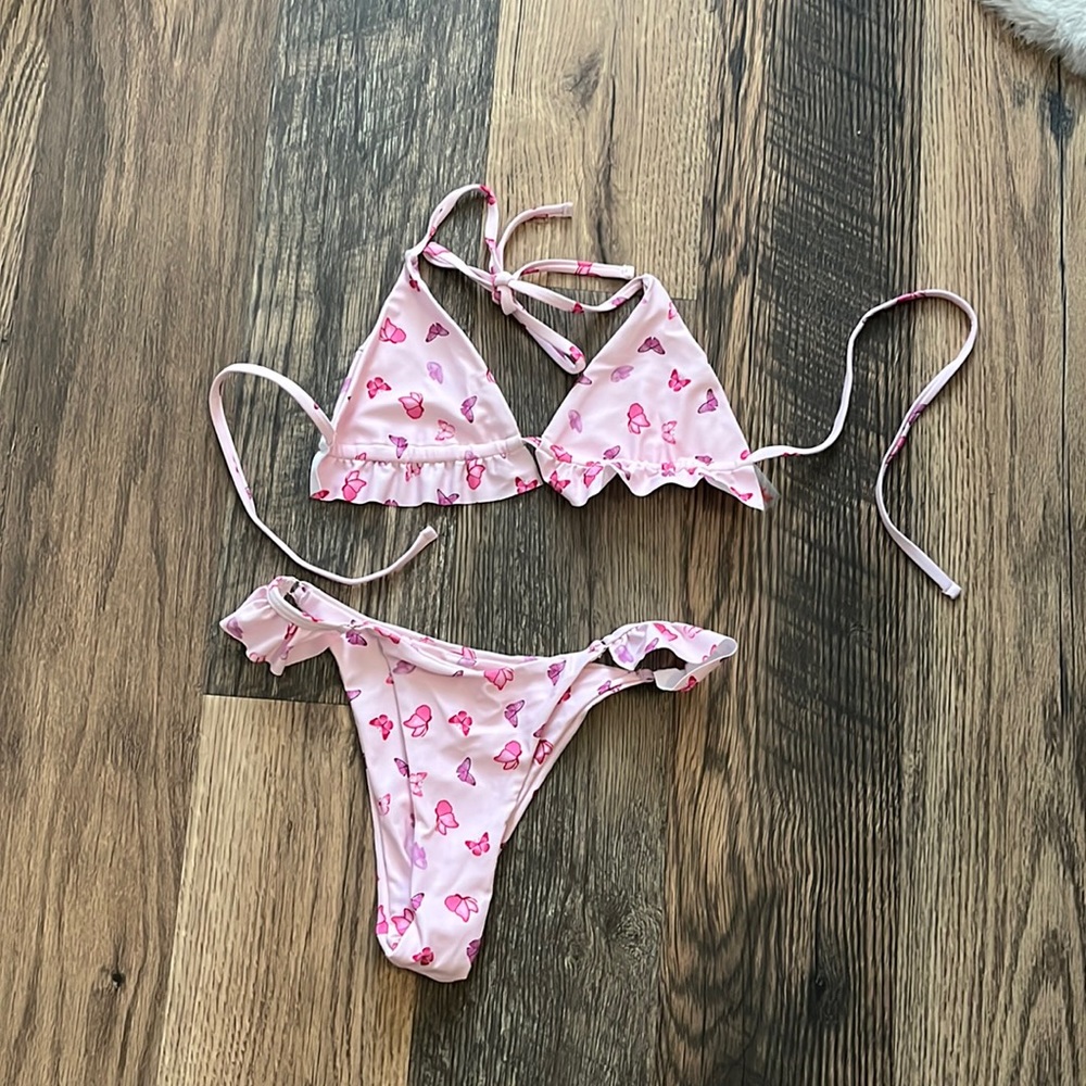 Romwe Butterfly bikini